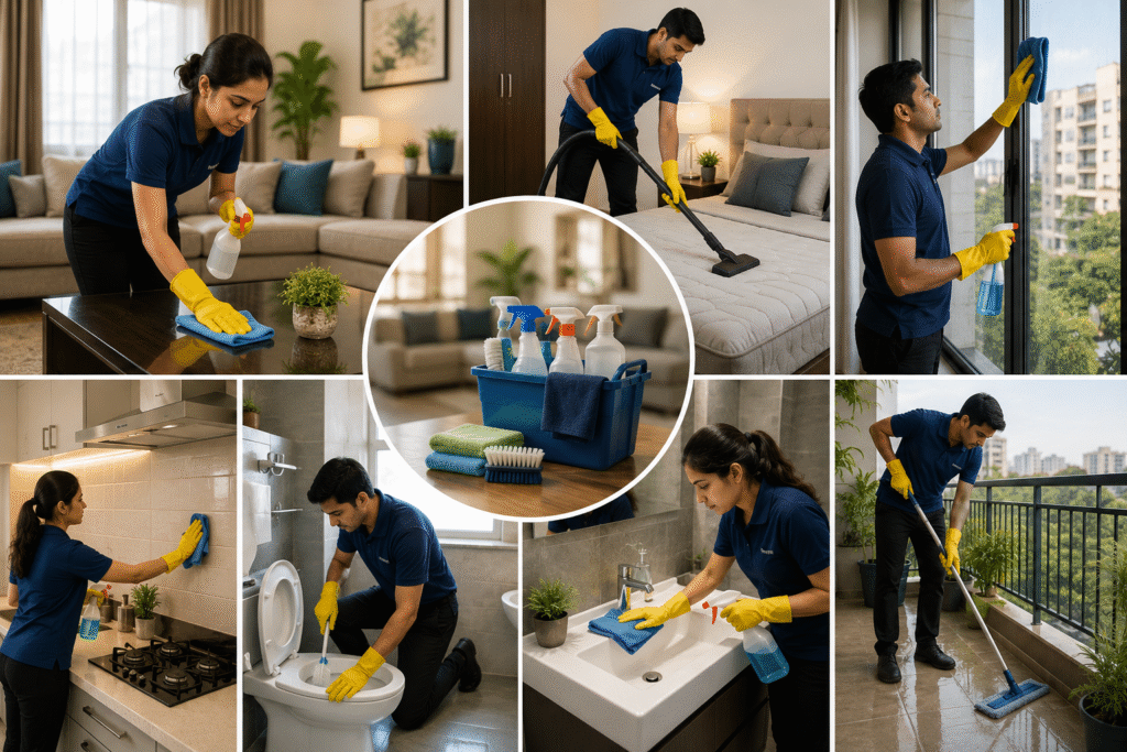 What Is Included in Full Home Deep Cleaning Services in Thane? Complete Room-by-Room Checklist by Dr Tidy Up